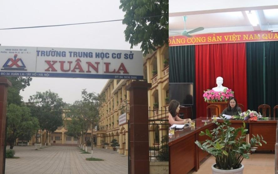 Hieu truong THCS Xuan La len tieng ve viec nam sinh lop 6 tu vong hinh anh