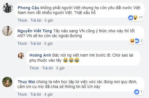 khách tây nhặt rác ở phủ tây hồ ảnh 2 khach tay nhat rac o phu tay ho anh 2