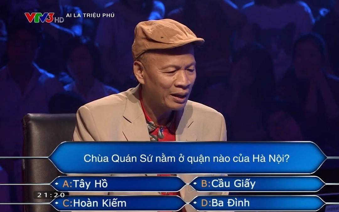 Nguoi choi 'Ai la trieu phu' can tro giup ngay cau dau tien hinh anh