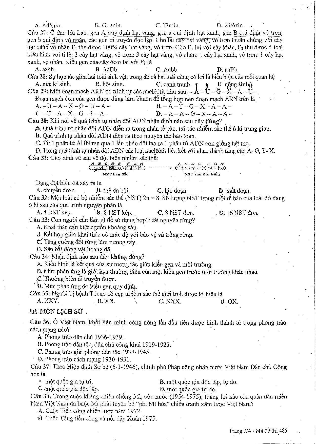 Đề thi tổ hợp vào 10 ảnh 3 De thi to hop vao 10 anh 3