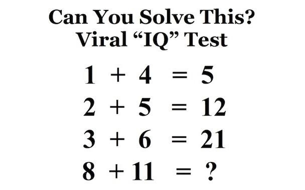 Neu 1 + 4 = 5, 8 + 11 = ? hinh anh