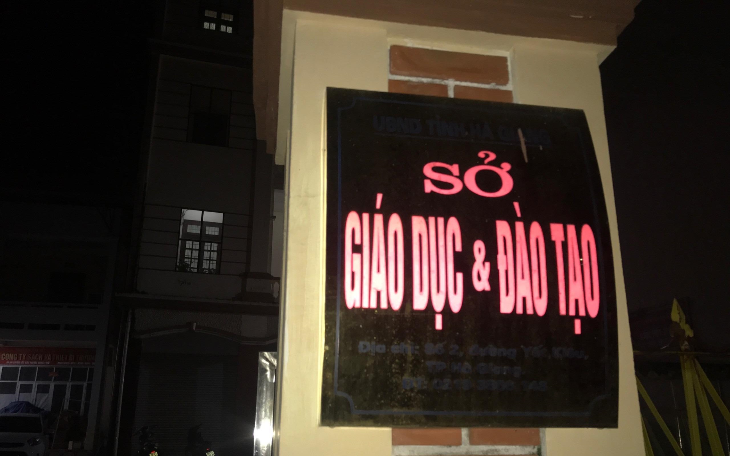 bất thường điểm thi hà giang ảnh 1 bat thuong diem thi ha giang anh 1