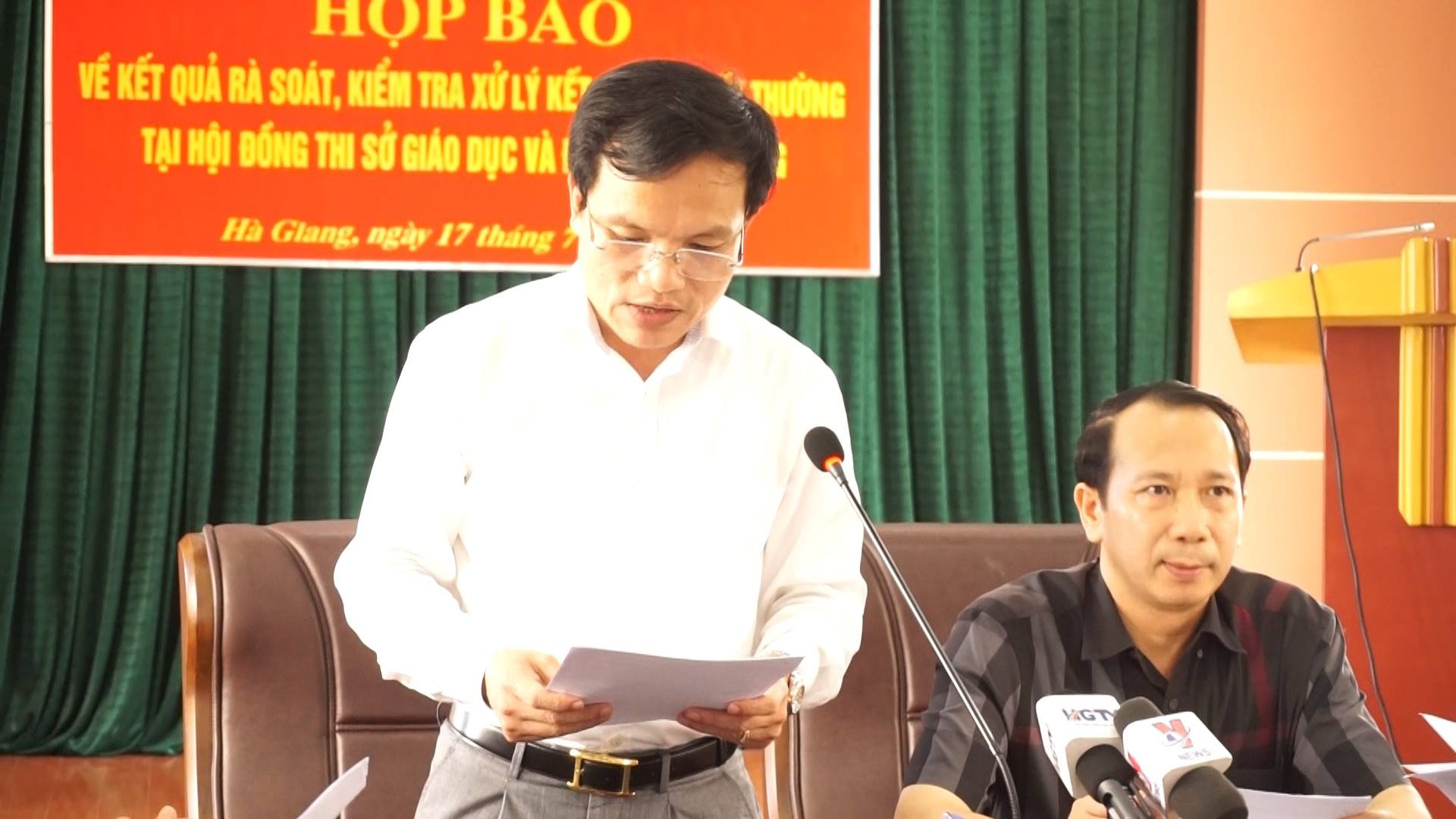 Cuc truong Mai Van Trinh noi ve sai pham thi o Ha Giang hinh anh