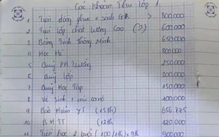 To truong lam thu tren Facebook, phu huynh bi cong an moi lam viec hinh anh