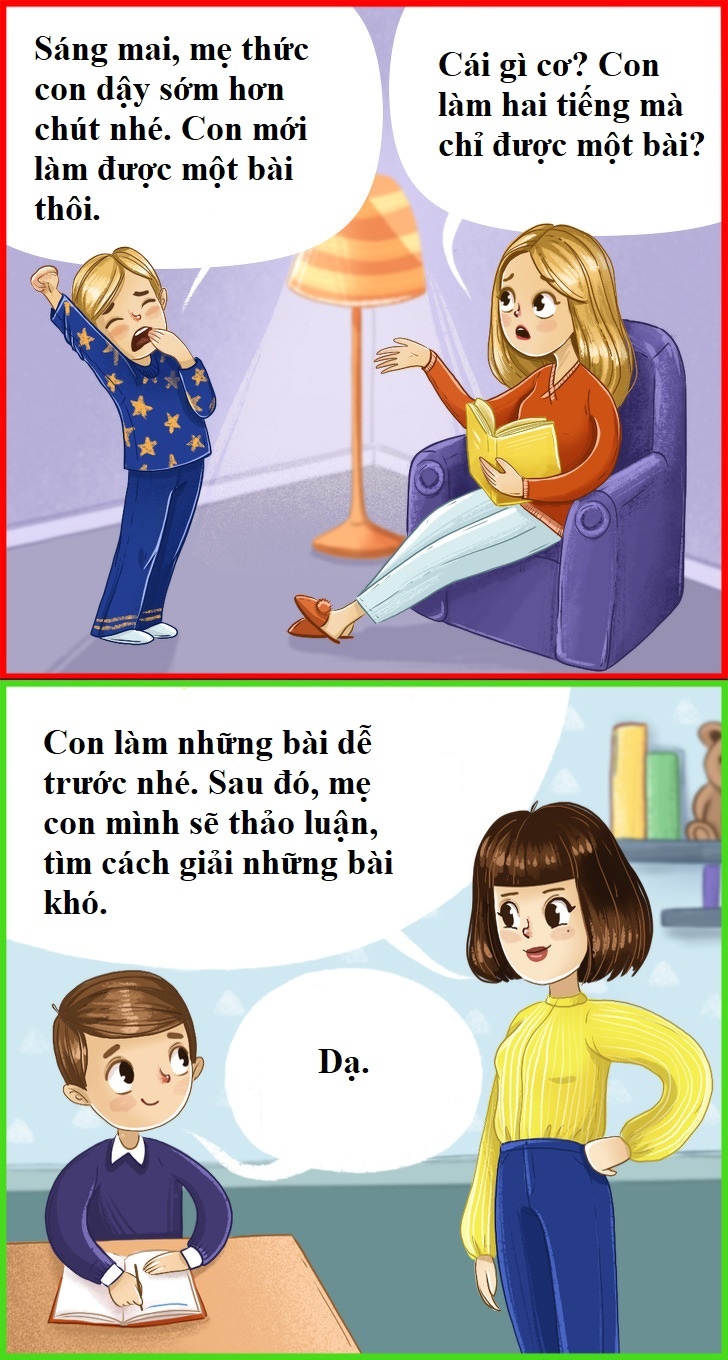 day con lam bai tap anh 5