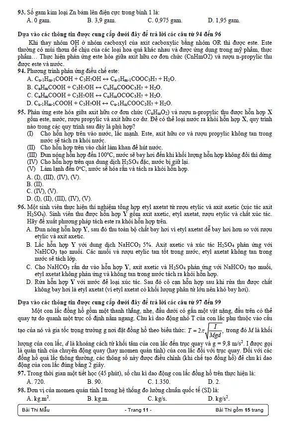 bai thi danh gia nang luc anh 11