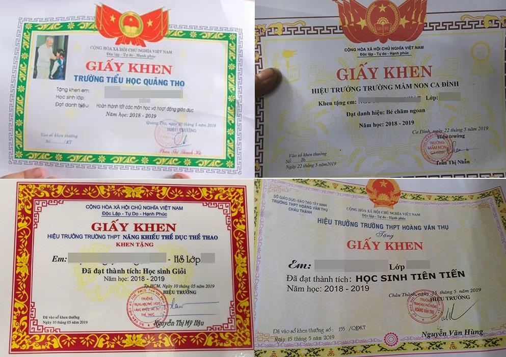 Phản đối tặng giấy khen học sinh giỏi ảnh 3 Phan doi tang giay khen hoc sinh gioi anh 3