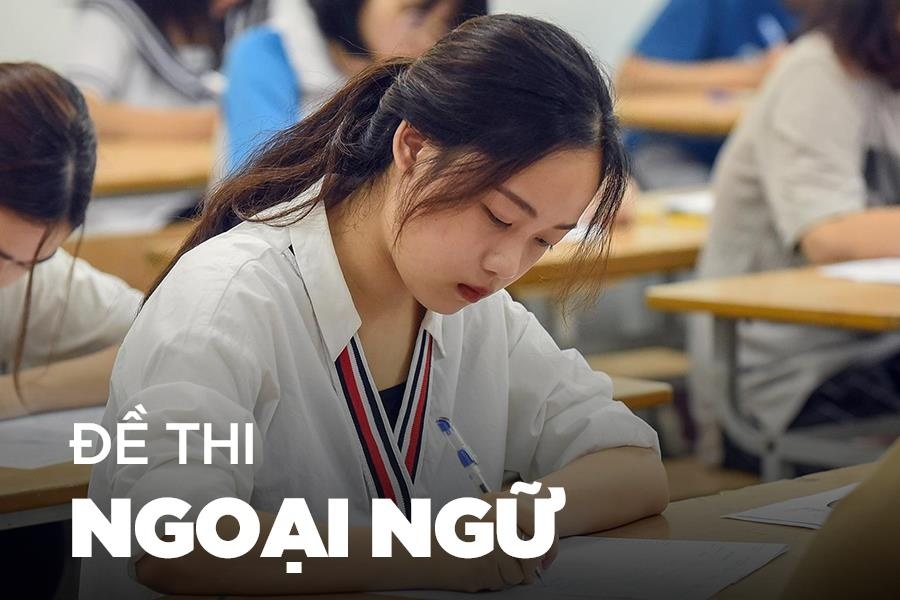 De Tieng Anh de, thi sinh phan khoi roi phong thi hinh anh