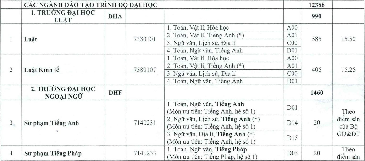 DH hue cong bo diem san anh 1