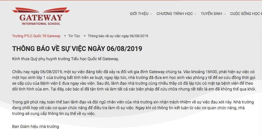 nam sinh lớp 1 trường gateway tử vong ảnh 1 nam sinh lop 1 truong gateway tu vong anh 1