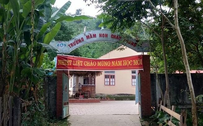 Hieu truong mam non tu vong trong tu the treo co hinh anh