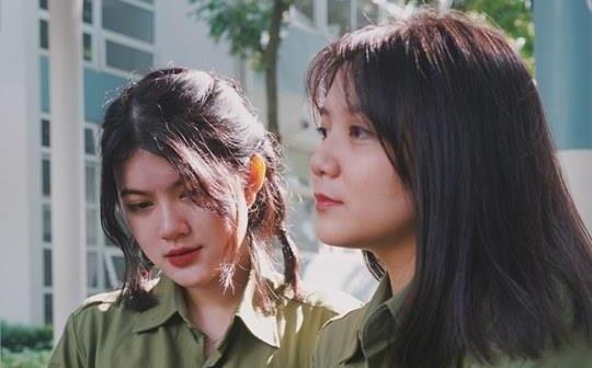 Anh chup nu sinh tap quan su thu hut dan mang hinh anh