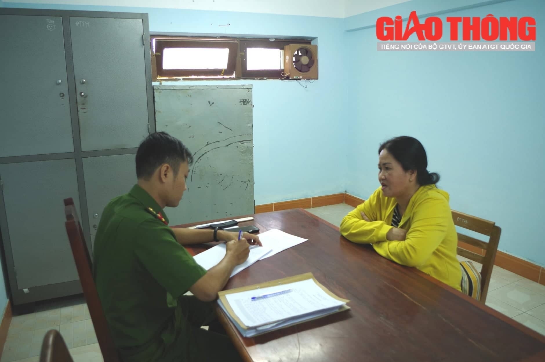 nguoi phu nu danh hoc sinh da man o Ninh Thuan anh 3