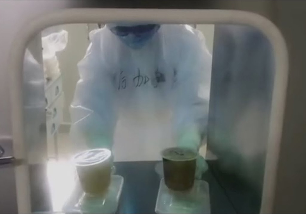 Do an cho nguoi nhiem nCoV o Trung Quoc duoc khu trung bang tia UV hinh anh