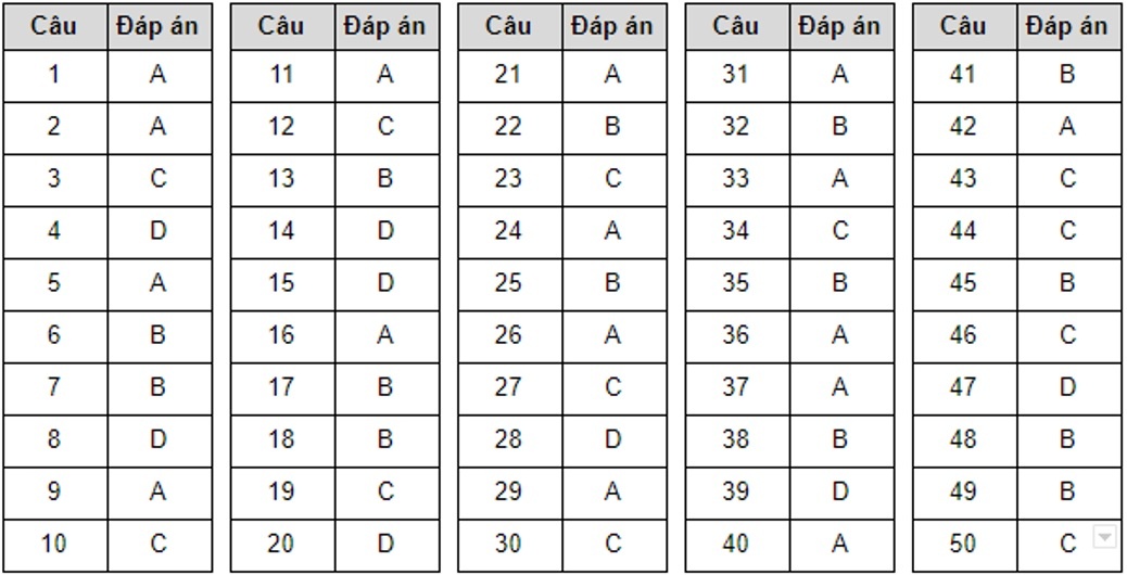 dap an de thi tham khao THPT quoc gia 2020 anh 6