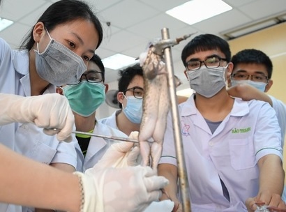 Cac truong co khoi nganh suc khoe se hop ban phuong an thi chung hinh anh