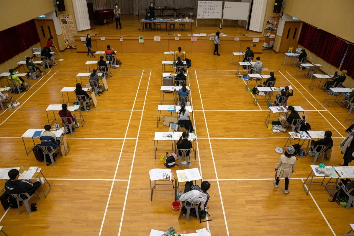 thi sinh du thi dai hoc giua dich Covid-19 anh 8