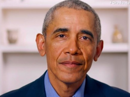 Ong Obama khuyen sinh vien dung so hai khi tot nghiep mua dich hinh anh