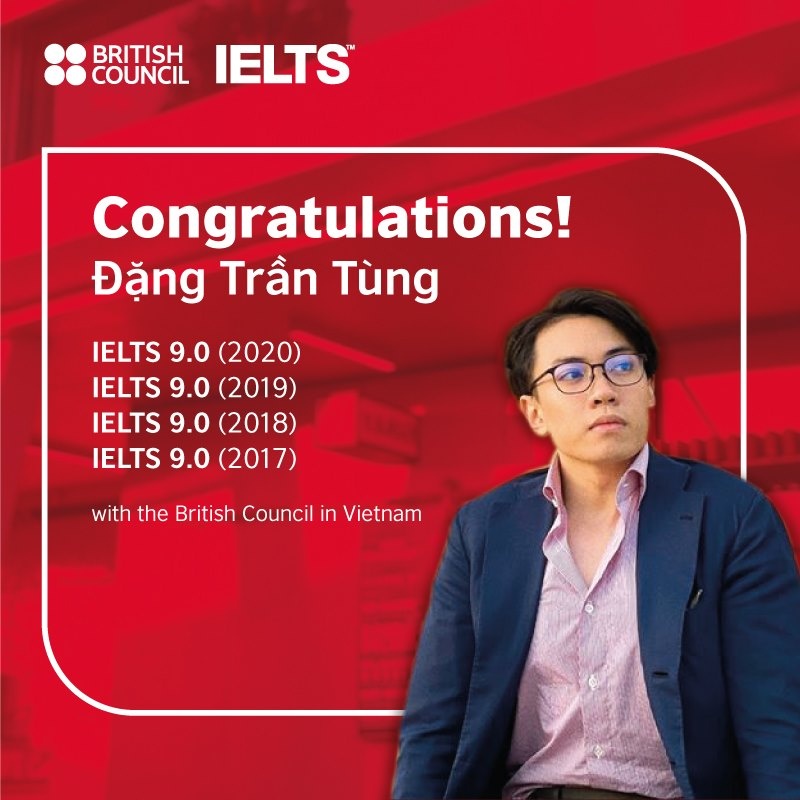 Thí sinh đầu tiên 4 lần đạt điểm IELTS 9.0 ảnh 1 Thi sinh dau tien 4 lan dat diem IELTS 9.0 anh 1