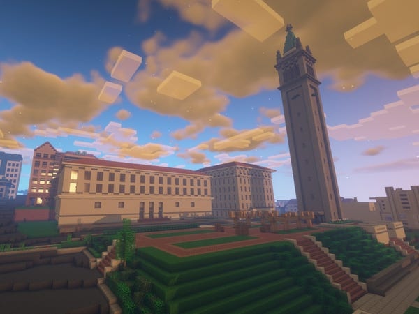 sinh vien xay truong dai hoc ao voi hon 100 toa nha de tot nghiep vi dich anh 3