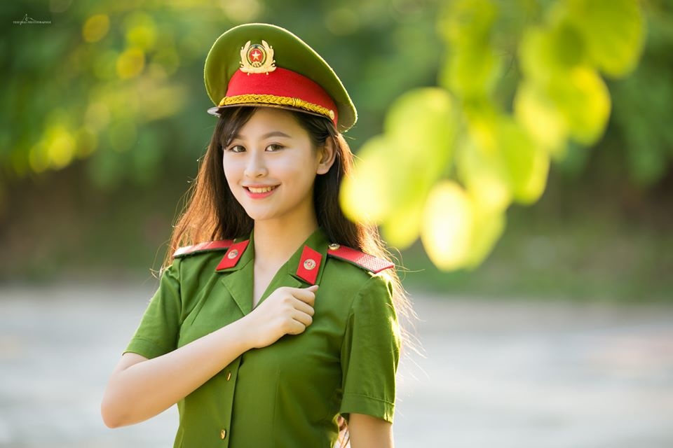 Hoa khôi trường Cảnh sát ảnh 1 Hoa khoi truong Canh sat anh 1
