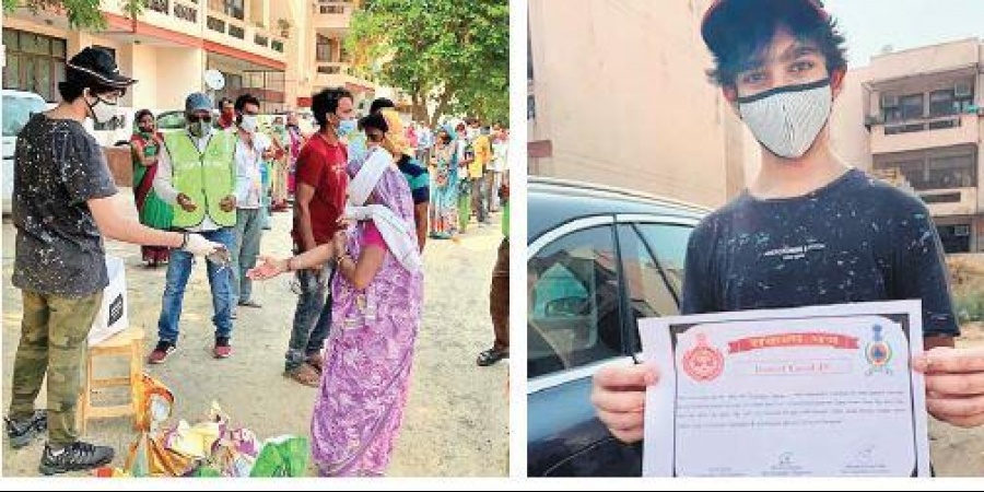 Cau be 13 tuoi lap quy cuu tro, giup 500 ho ngheo o An Do hinh anh