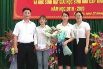 La thu xuc dong cua thay hieu truong gui hoc tro truot hoc sinh gioi hinh anh