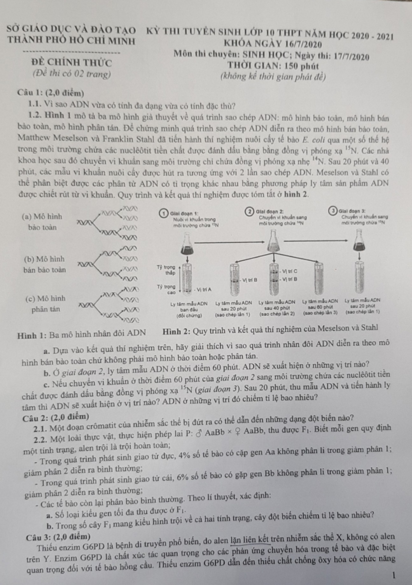 Đề thi các môn chuyên vào lớp 10 ảnh 5 De thi cac mon chuyen vao lop 10 anh 5