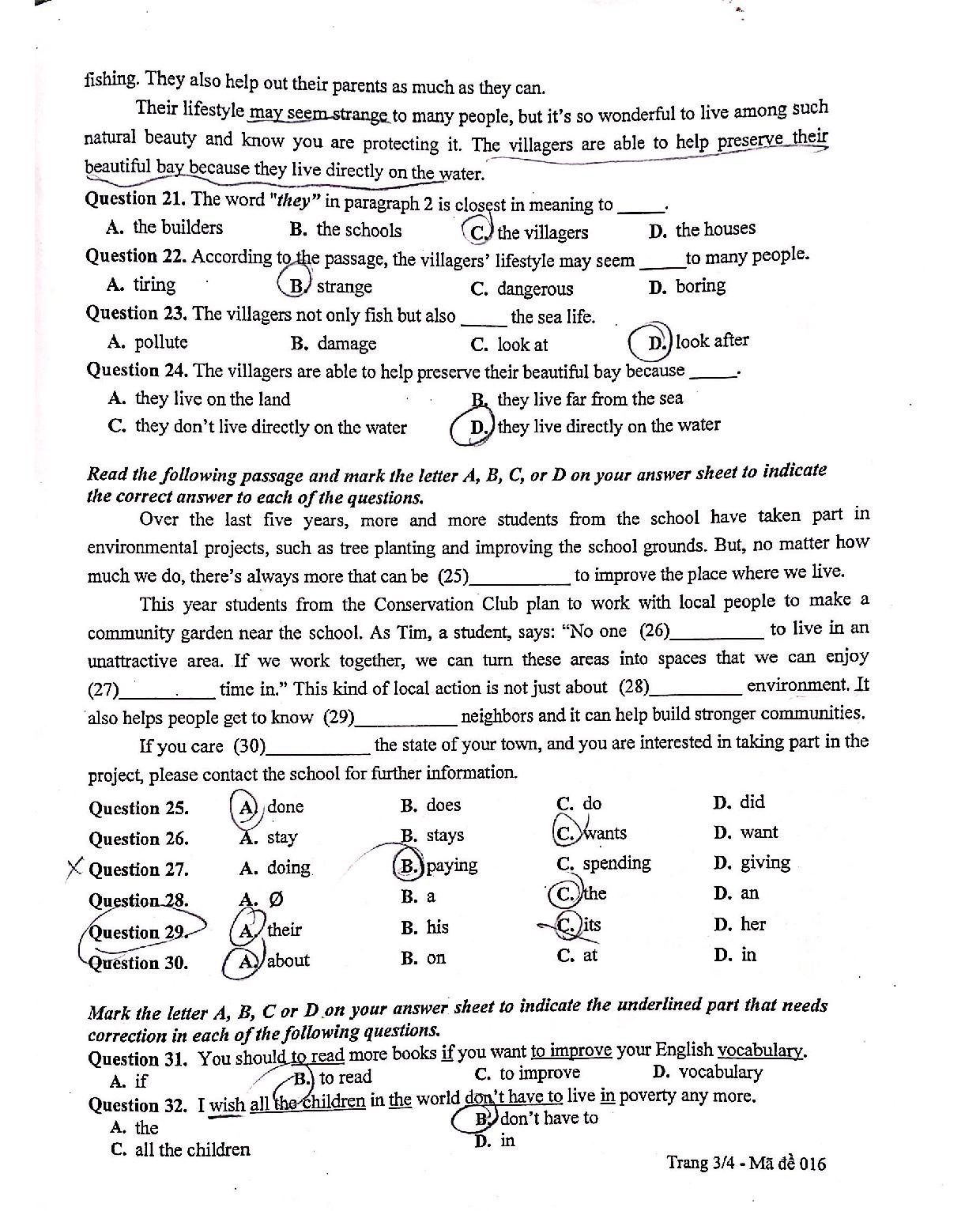 De Tieng Anh tuyen sinh lop 10 cong lap anh 3