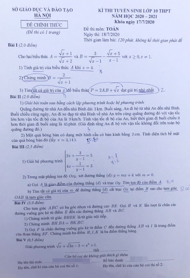 De Toan ky thi tuyen sinh vao lop 10 cong lap anh 1