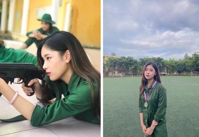 'trai xinh gai dep' truong kinh te trong mau ao quan su anh 3