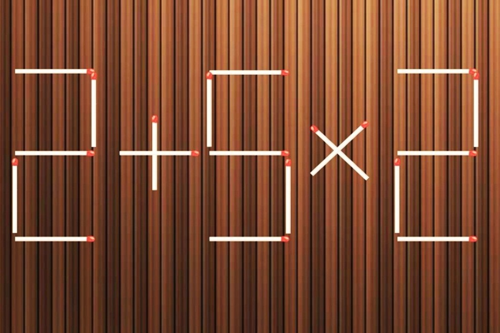 Di chuyen mot que diem bien phep tinh 2 + 5 x 2 = 8 thanh dung hinh anh