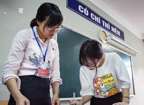 Chot dieu chinh phan cong cac truong DH tham gia kiem tra thi hinh anh