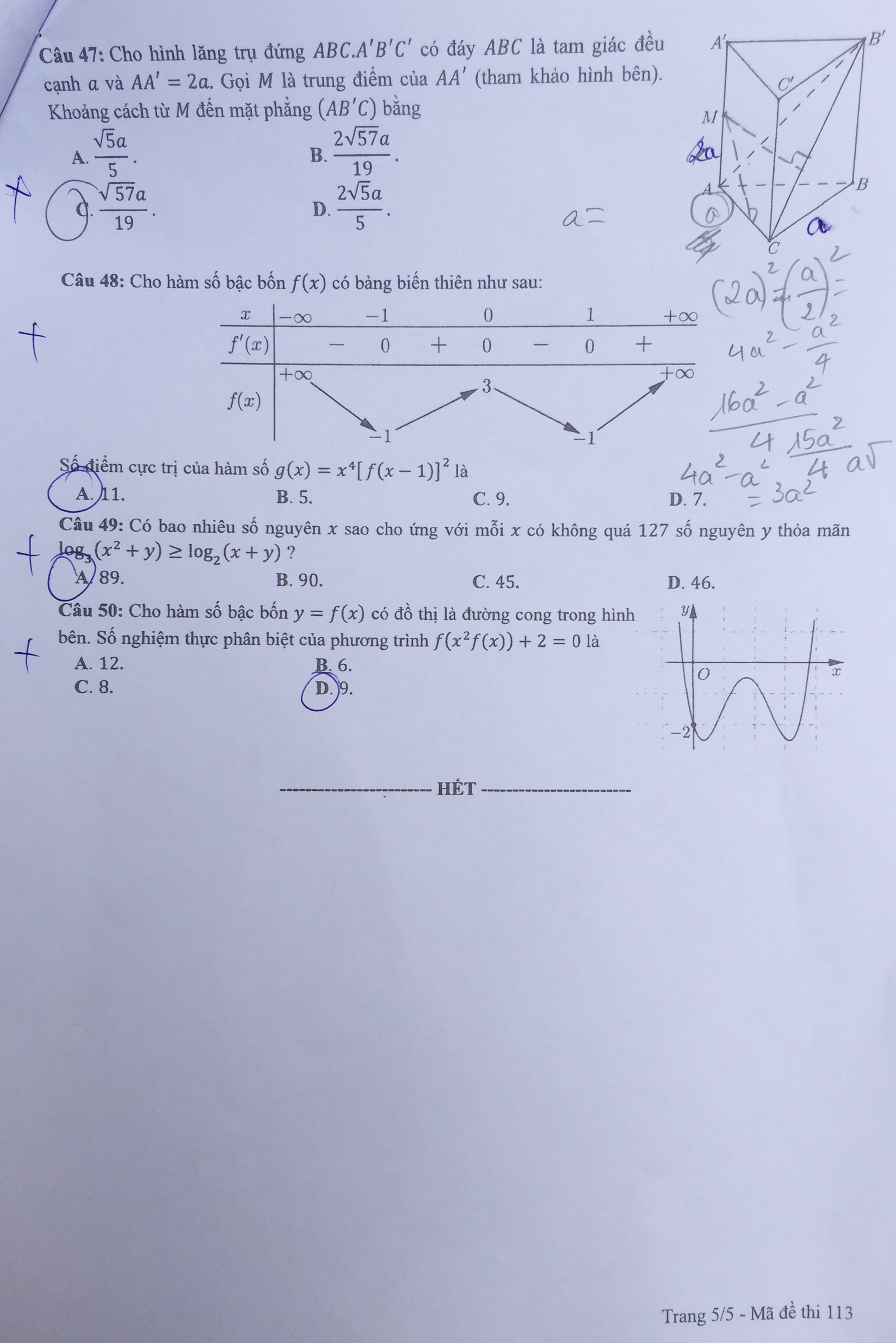 De thi Toan tot nghiep THPT 2020 anh 10