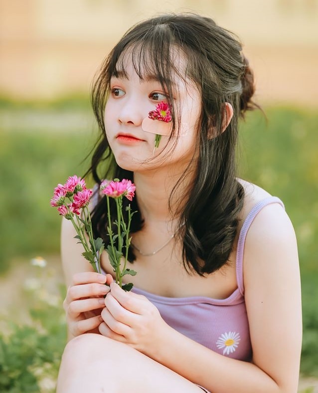 Nữ sinh tình nguyện xinh đẹp ảnh 3 Nu sinh tinh nguyen xinh dep anh 3