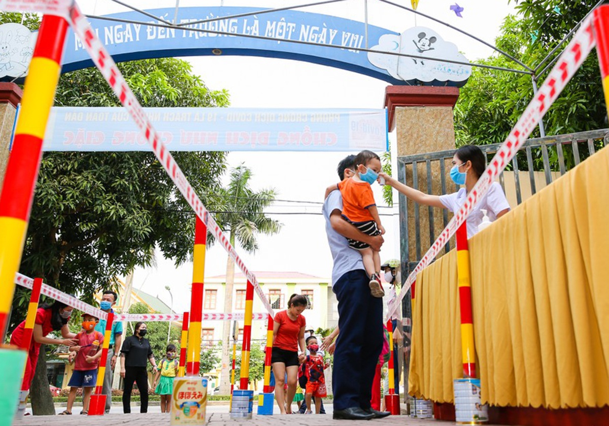 cho phép trường mầm non mở cửa trở lại ảnh 1 cho phep truong mam non mo cua tro lai anh 1