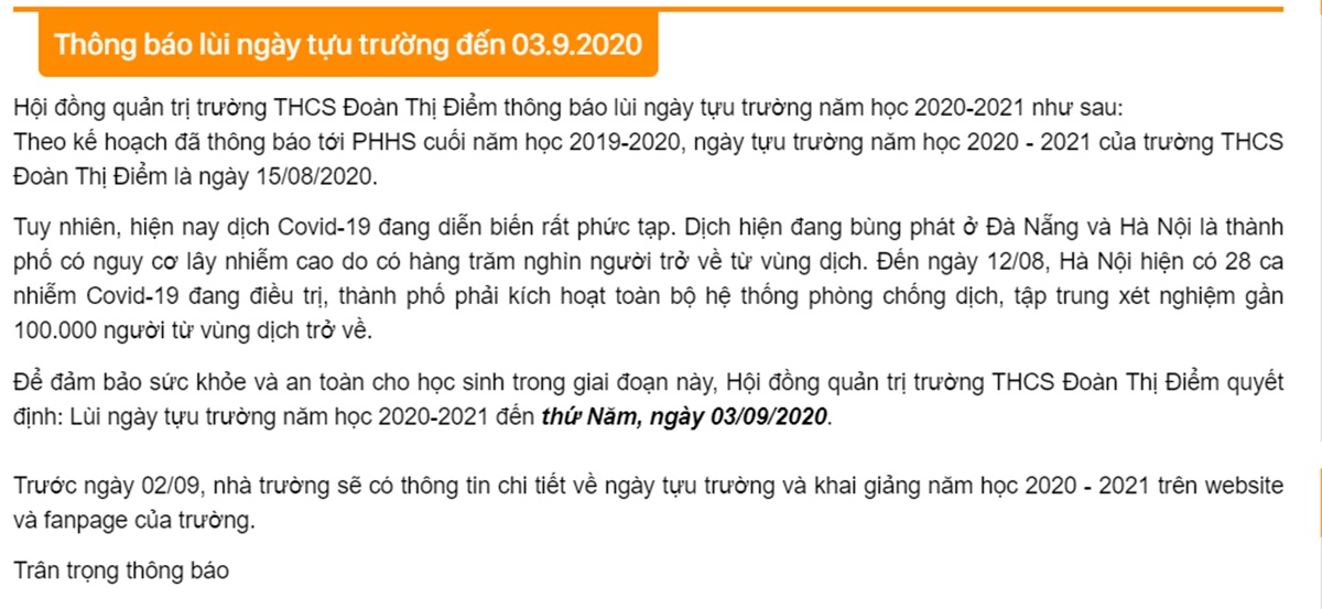 truong tu thuc lui ngay tuu truong vi dich Covid-19 anh 1