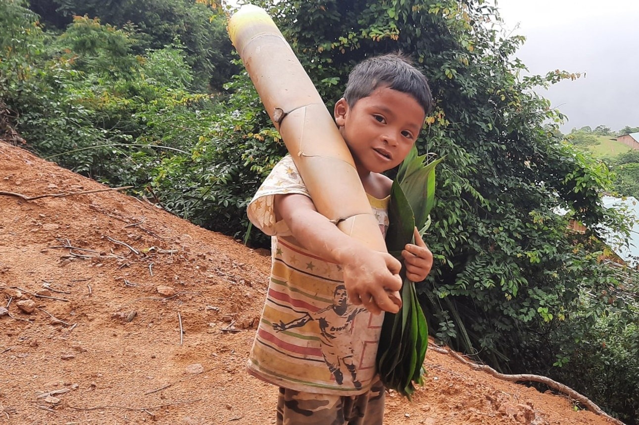 Cau be vac mang rung tang nguoi dan vung dich hinh anh