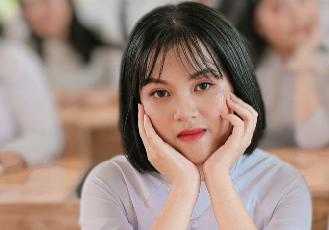 Nghi luc cua nu sinh dat hai diem 10 ky thi tot nghiep hinh anh