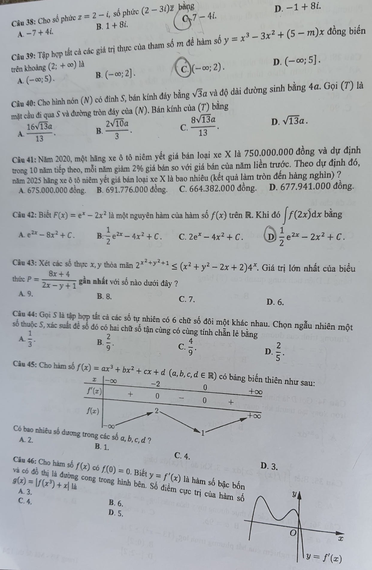 De Toan ky thi tot nghiep THPT anh 9