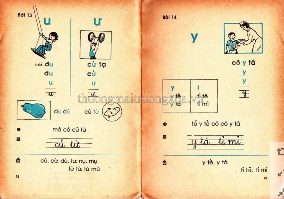 sách Tiếng Việt lớp 1 ngày xưa ảnh 6 sach Tieng Viet lop 1 ngay xua anh 6