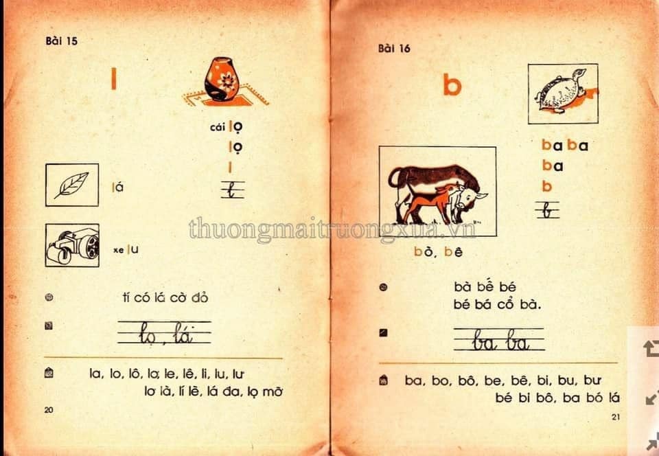 sách Tiếng Việt lớp 1 ngày xưa ảnh 7 sach Tieng Viet lop 1 ngay xua anh 7