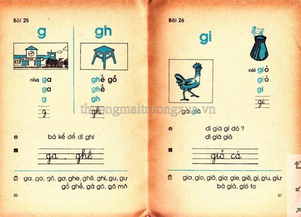 sách Tiếng Việt lớp 1 ngày xưa ảnh 8 sach Tieng Viet lop 1 ngay xua anh 8