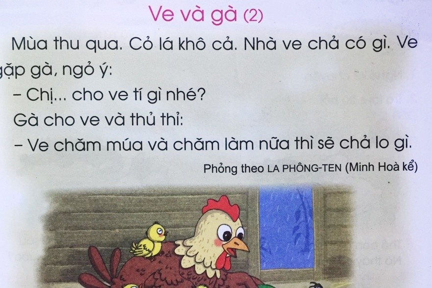 Bo GD&DT de nghi ra soat noi dung sach giao khoa Tieng Viet lop 1 hinh anh