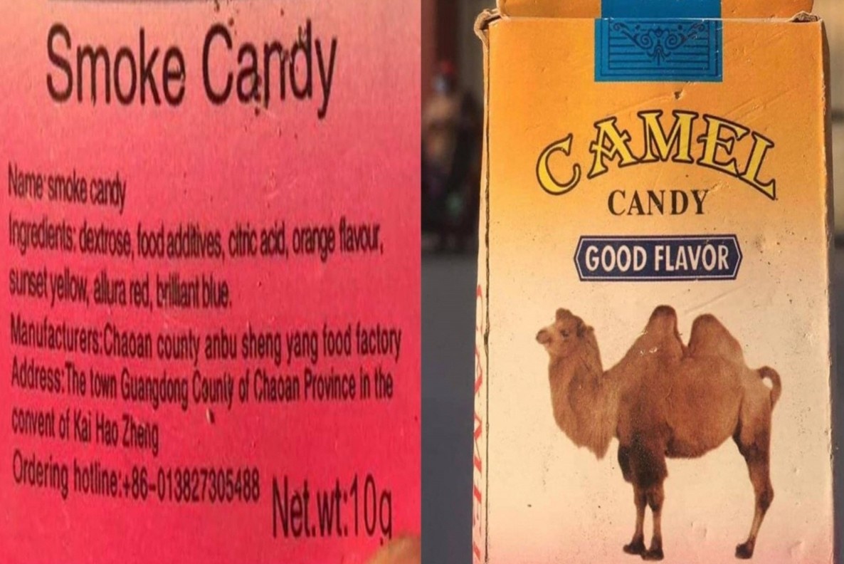 Xuat hien 'keo thuoc la' thu hut hoc sinh Ha Noi hinh anh