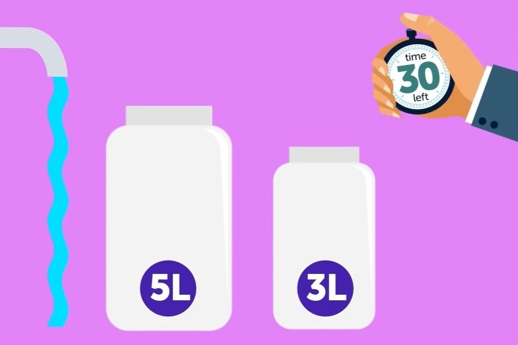 Cau do dong 4 lit nuoc hinh anh