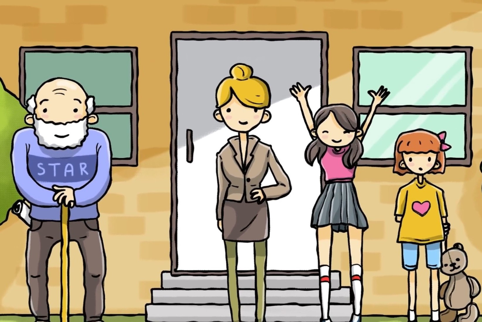 Cau do tim ra cach giup co gai cuu bo hinh anh