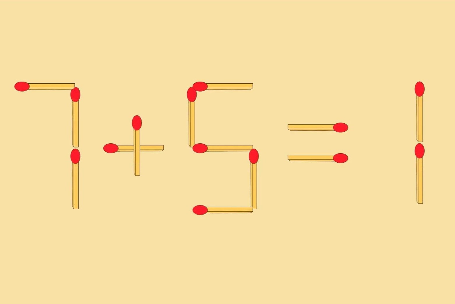 Di chuyen mot que diem bien phep tinh 7 + 5 = 1 thanh dung hinh anh