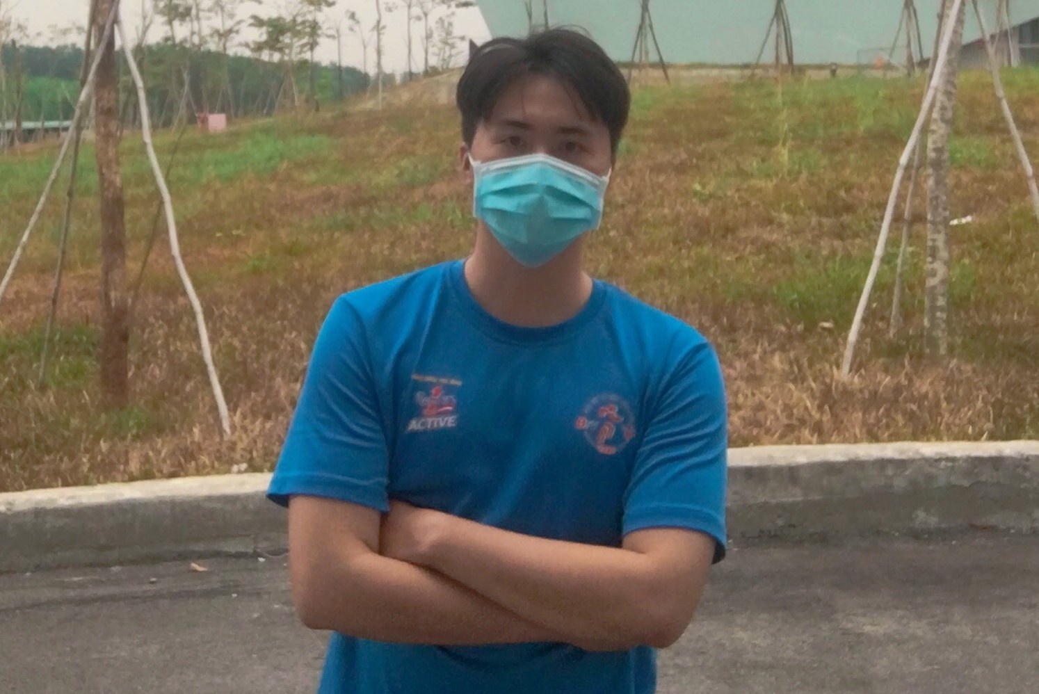 Nam sinh DH Thu Dau Mot an Tet trong khu cach ly hinh anh