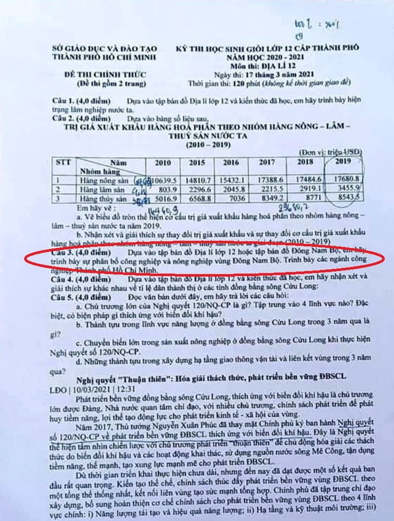 Đề thi học sinh giỏi môn Địa lý ảnh 3 De thi hoc sinh gioi mon Dia ly anh 3